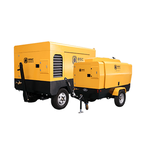 Mobile air compressor for Engineering drilling and blasting