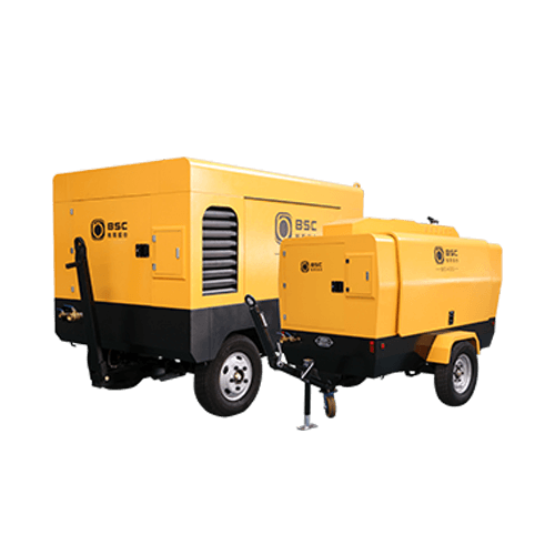 Mobile air compressor for Engi