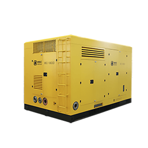 Mobile air compressor for Well drilling, sand mining and dredging